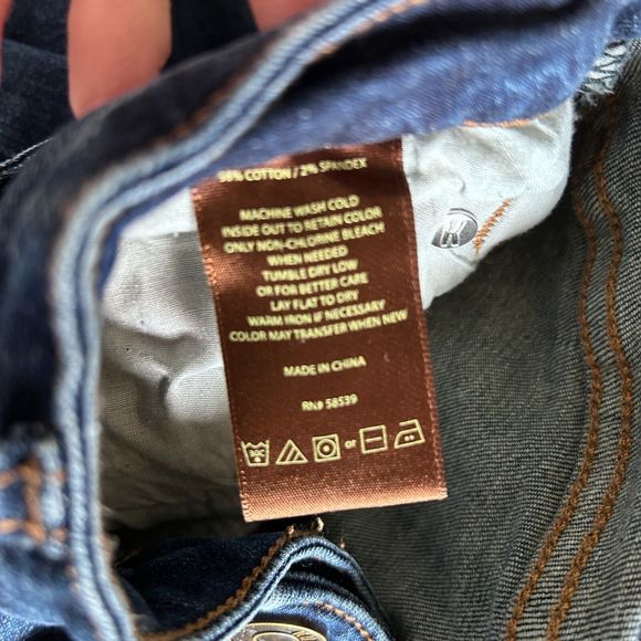 Kut from the Kloth Katy High Rise Ankle Straight Leg Jeans Sz 12 - Picture 6 of 6